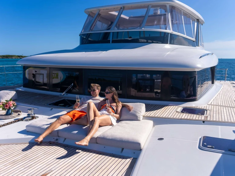 Lagoon Playtime charter bareboat or captained in  Nassau