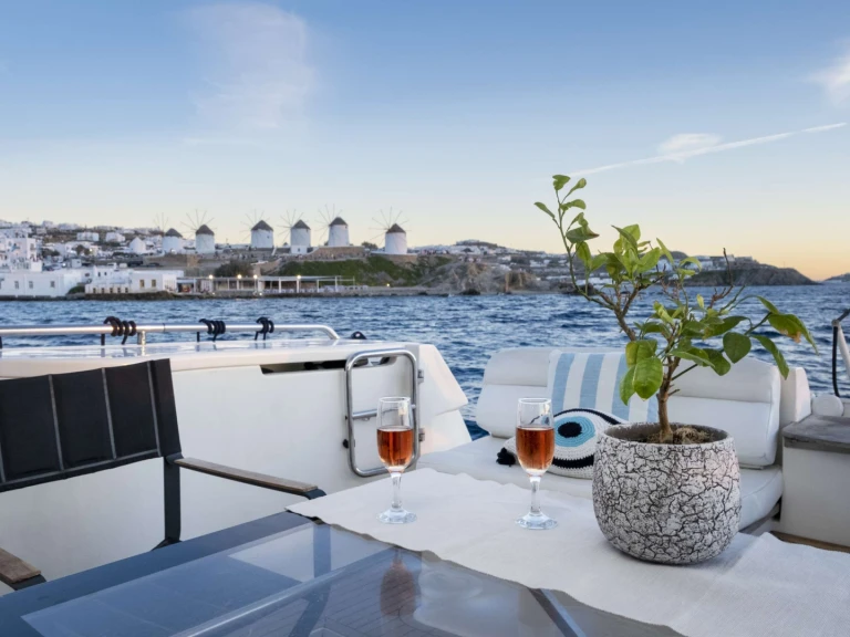 Bareboat Rental Luxury Yacht Ferretti with a boat licence