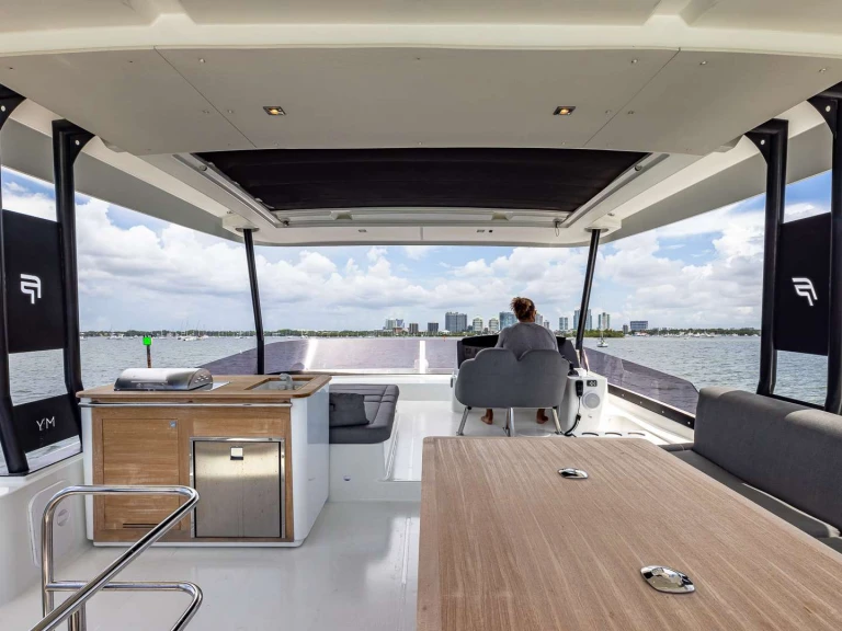 Bareboat Rental Luxury Yacht Fountaine Pajot with a boat licence