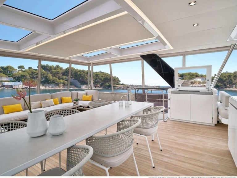 Lagoon SYLENE charter bareboat or captained in  Corsica