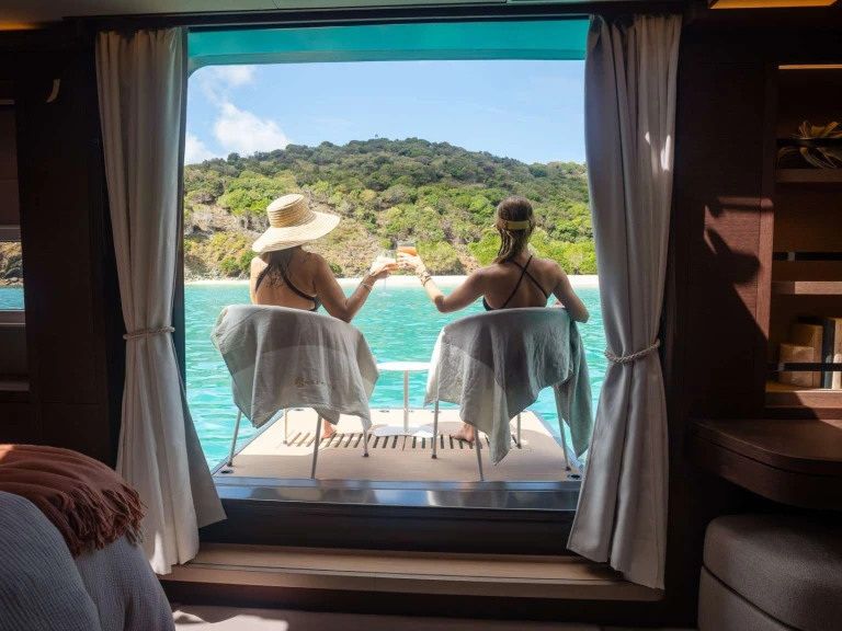 Lagoon AEOLUS 77 charter bareboat or captained in  British Virgin Islands (BVI)