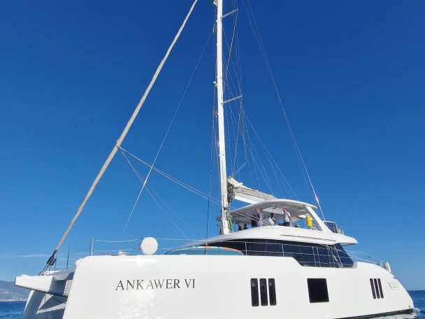 Sunreef ANKAWER VI charter bareboat or captained in  Naples