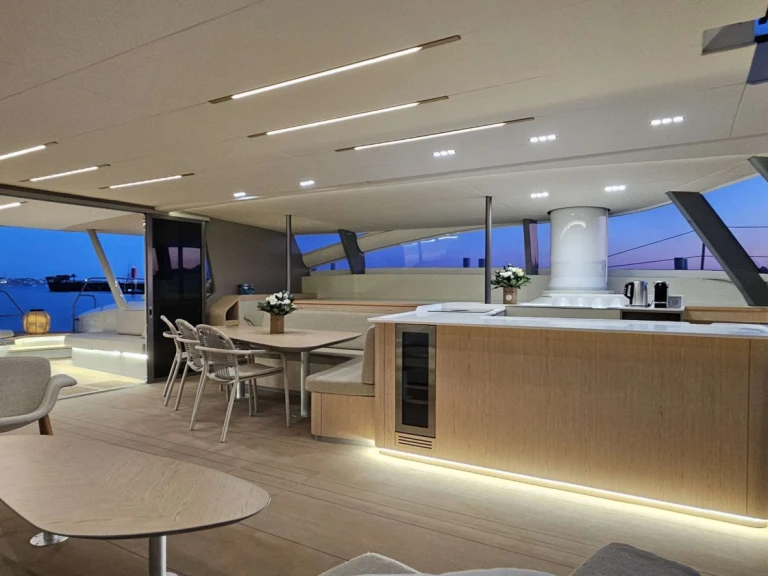 Bareboat Rental Catamaran Custom with a boat licence