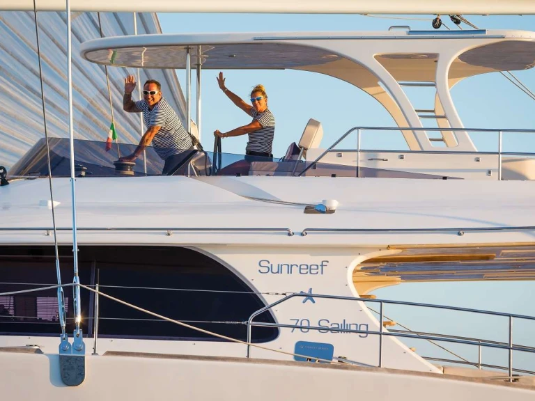 Sunreef OMBRE BLU3 in Sardinia Island on SamBoat
