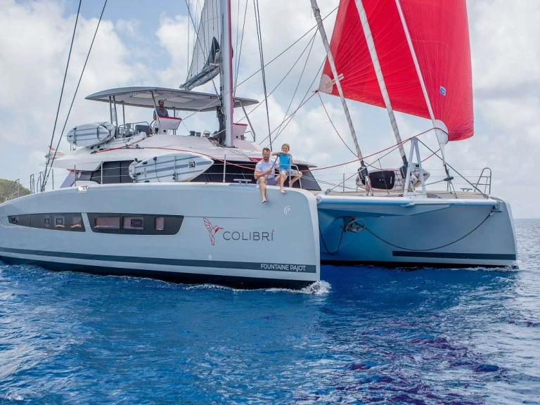 Bareboat Rental Luxury Yacht Fountaine Pajot with a boat licence