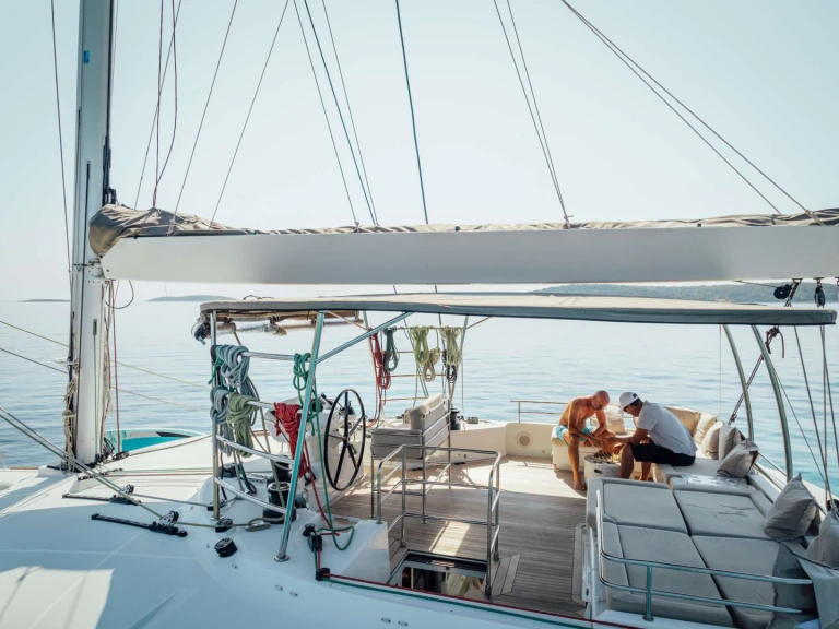 Lagoon Baza charter bareboat or captained in  Croatia
