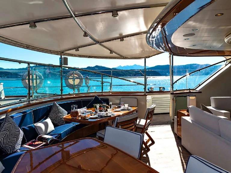 Bareboat Rental Luxury Yacht Perini Navi with a boat licence