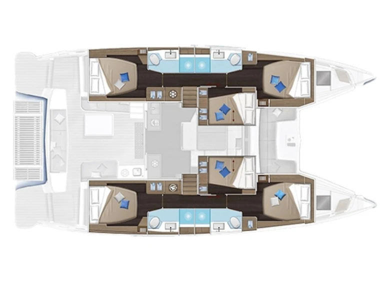 Catamaran rental in Seget Donji - Lagoon Lagoon 51