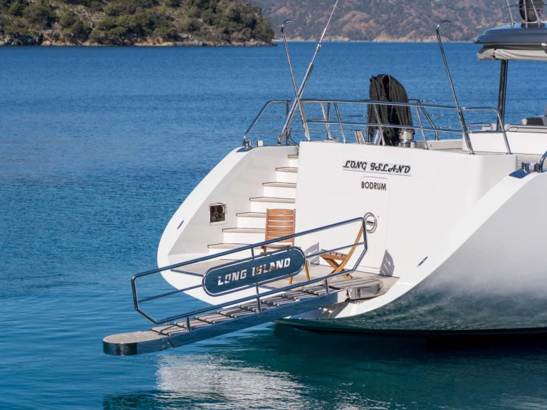 Fethiye-Shipyard LONG ISLAND charter bareboat or captained in  Bodrum