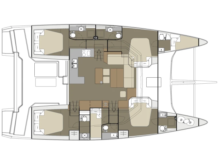 Yacht charter Préveza cheap Dufour Catamarans 48 Sail