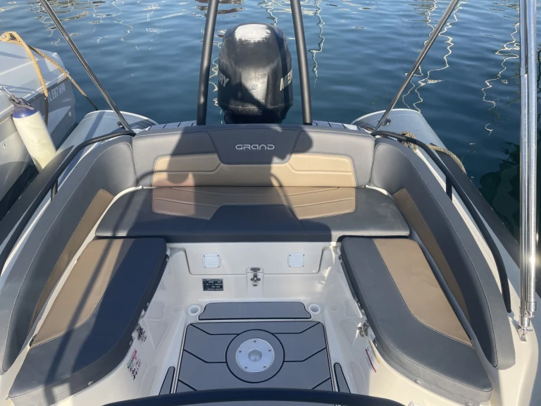 Bareboat Rental RIB Grand Boats with a boat licence