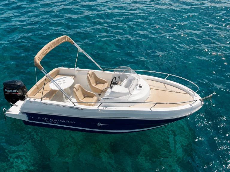 Jeanneau Cap Camarat 555 WA charter bareboat or captained in  Mandelieu-la-Napoule