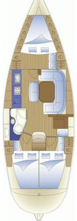 Sailboat rental with or without captain Bavaria Ávdira
