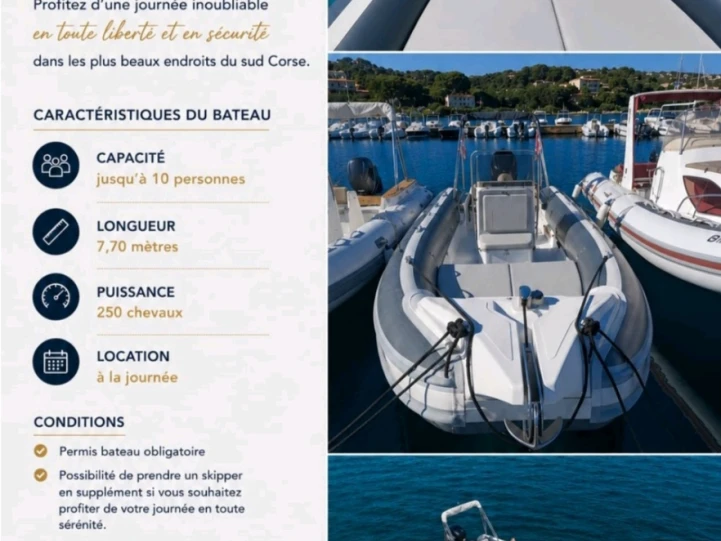 Yacht charter Sant'Amanza cheap 770 Fashion 