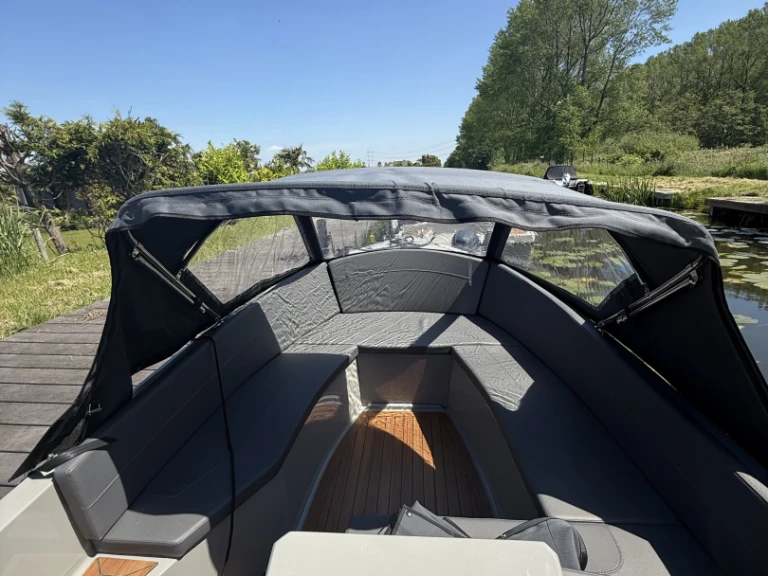 Bareboat Rental Motorboat Aqua24 with a boat licence