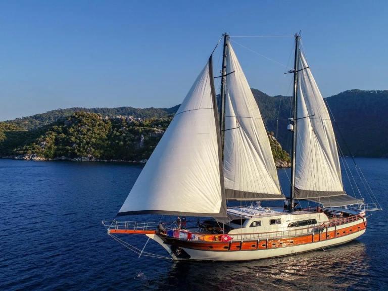 Bareboat Rental Sailboat Custom Made with a boat licence