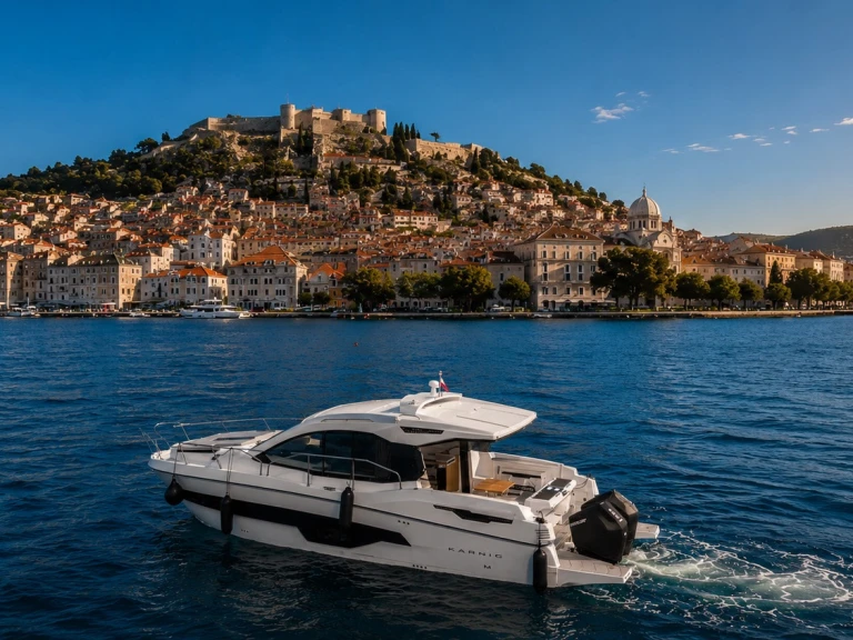 Motorboat rental with or without captain Karnic Šibenik