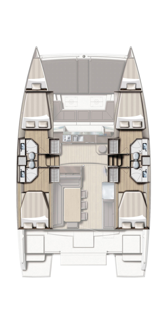 Bareboat Rental Catamaran Bali with a boat licence