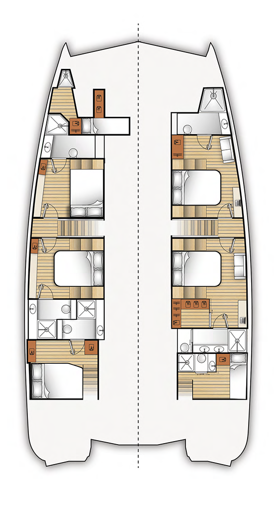 Catamaran rental with or without captain Moon Yacht Alimos