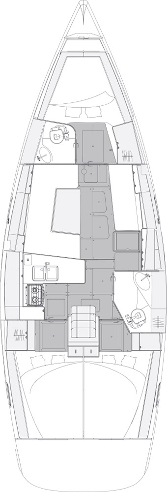Sailboat rental in Zadar - Elan Impression 40.1