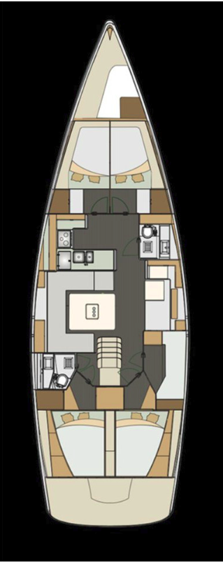 Sailboat rental in Zadar - Elan Impression 50