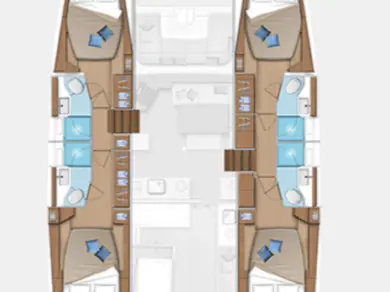 Catamaran rental in Alimos - Lagoon Lagoon 46