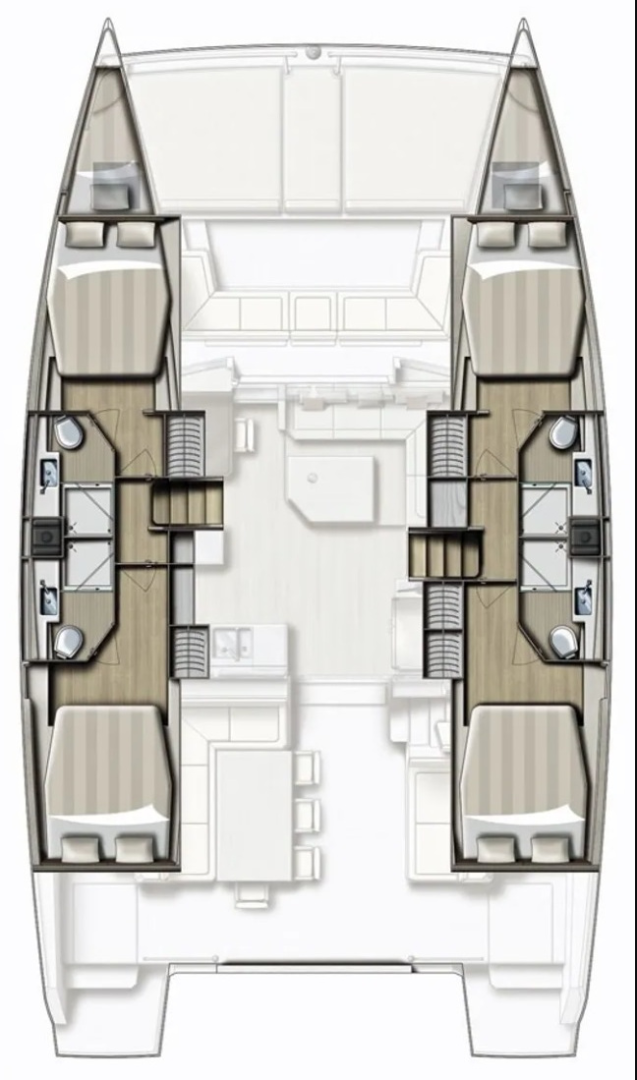 Catamaran for rent Lygia at the best price