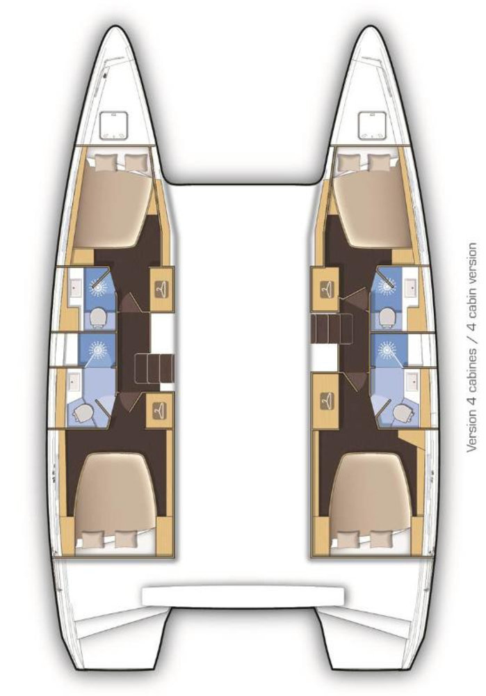 Catamaran rental in Rogač - Lagoon Lagoon 42