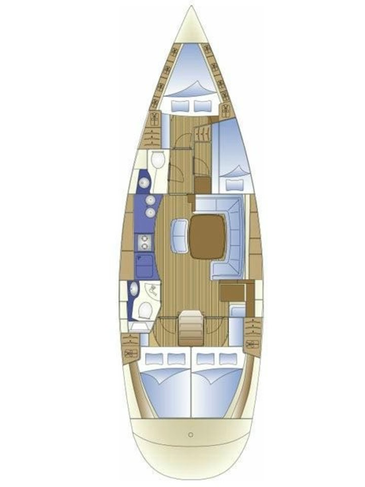 Bareboat Rental Sailboat Bavaria with a boat licence