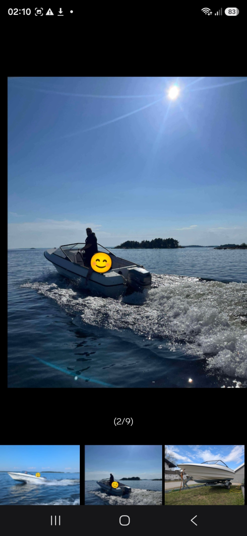 Skibsplast 460 VS, approx. 15 ft / ca. 4.6 m• MARINEER 75 charter bareboat or captained in  Nannestad
