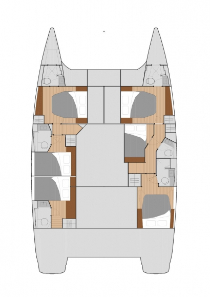 Catamaran rental with or without captain Fountaine Pajot Seget Donji