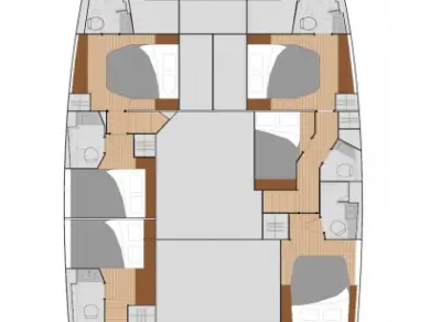 Catamaran rental with or without captain Fountaine Pajot Seget Donji