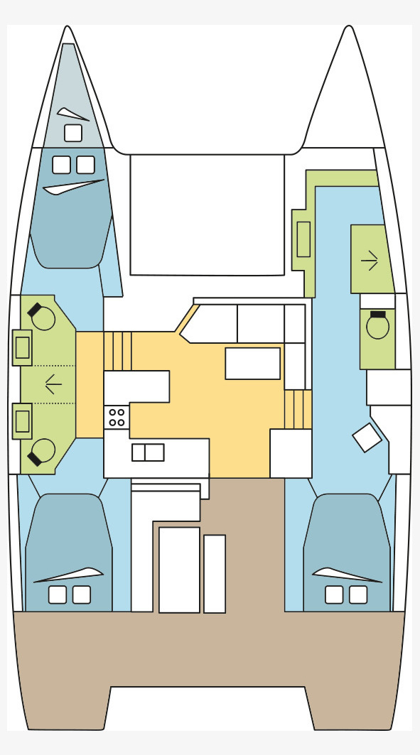Boat rental Fountaine Pajot Astrea 42 in Marseille on Samboat