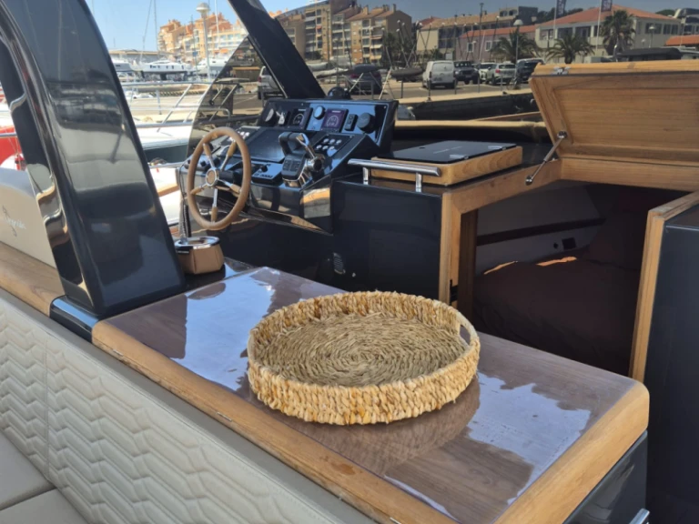 nautica esposito positano 38 charter bareboat or captained in  Le Lavandou