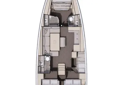 Bareboat Rental Sailboat Dufour with a boat licence