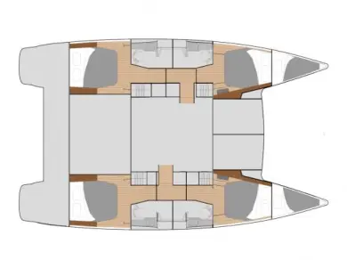 Catamaran rental in Parish of Saint George - Fountaine Pajot Helia 44
