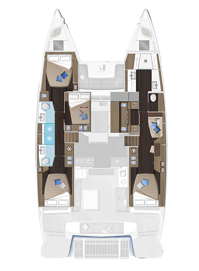 Catamaran rental with or without captain Lagoon Pula