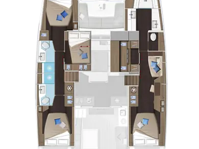 Catamaran rental with or without captain Lagoon Pula