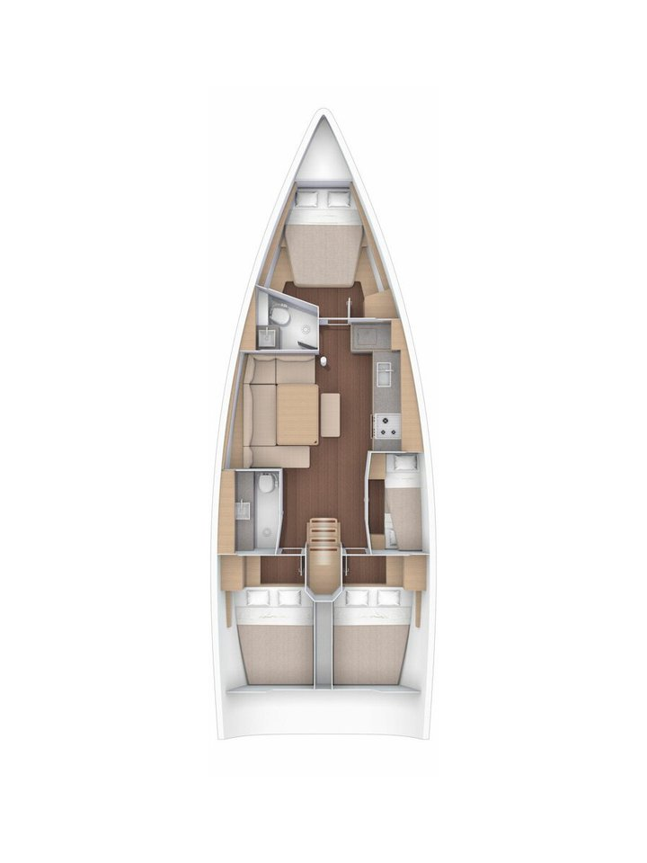 Dufour Dufour 430 in Ávdira on SamBoat
