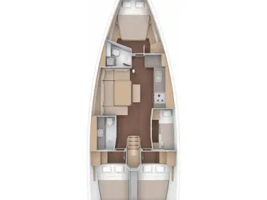 Dufour Dufour 430 in Ávdira on SamBoat