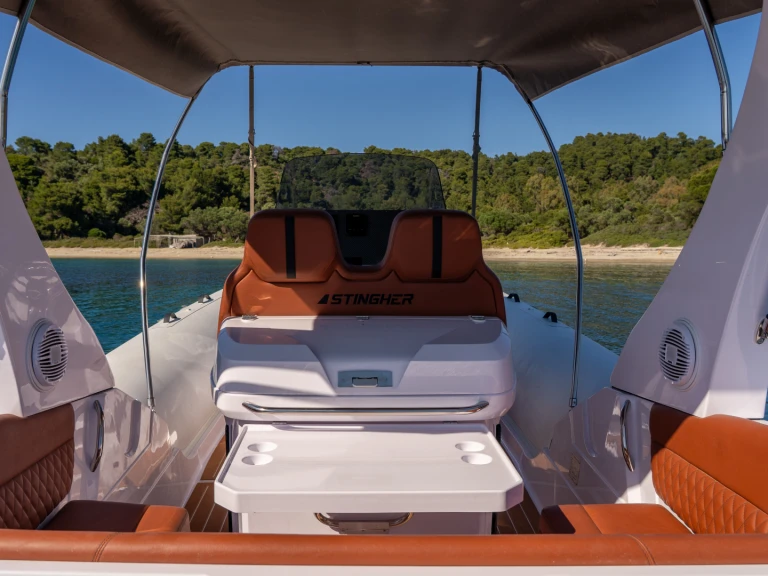 Bareboat Rental RIB Italboats with a boat licence