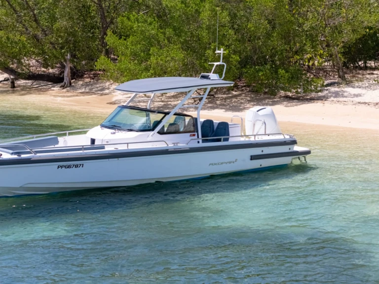 Axopar Axopar 28 T-Top charter bareboat or captained in  Le Gosier