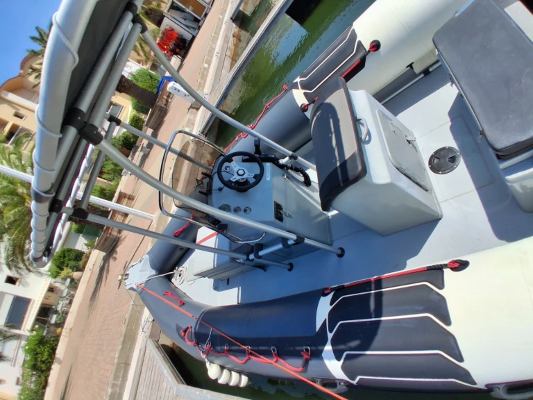Bareboat Rental RIB Narwhal with a boat licence