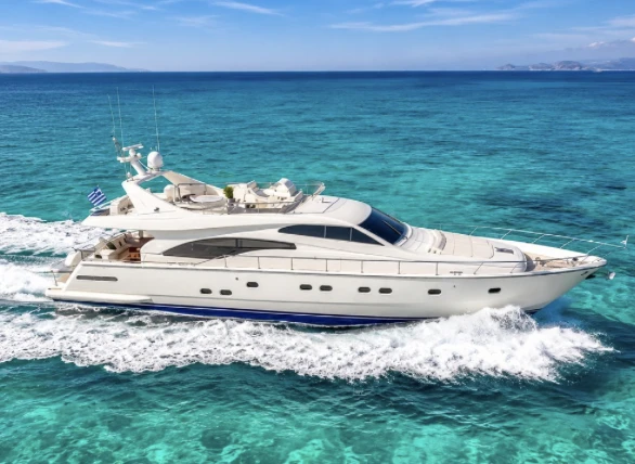 Yacht charter Puerto Banús cheap Ferretti 680
