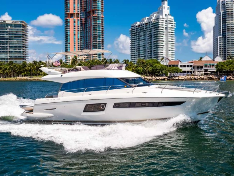 Bareboat Rental Luxury Yacht Prestige Yachts with a boat licence
