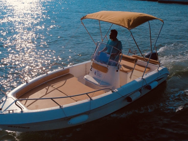 Bareboat Rental Motorboat Saver with a boat licence