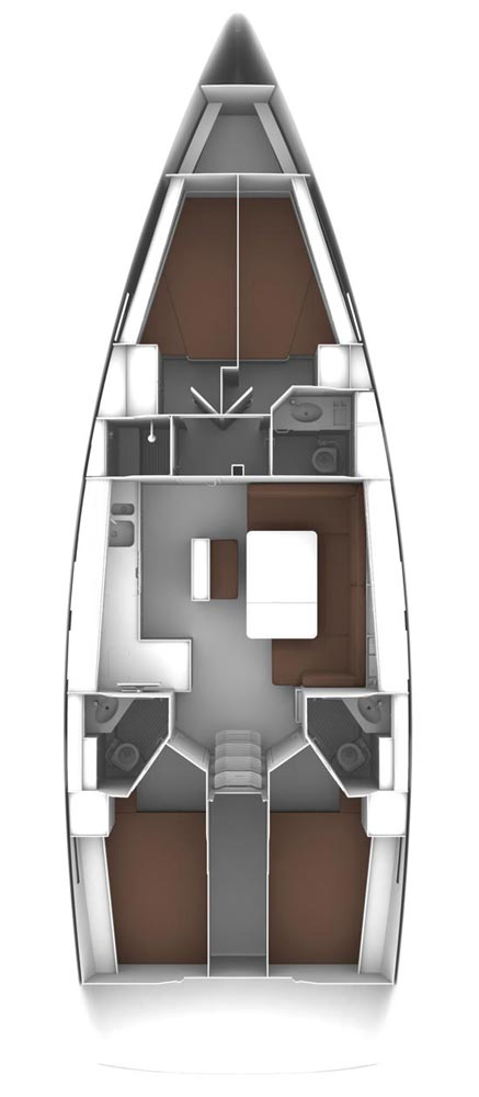 Bareboat Rental Sailboat Bavaria with a boat licence