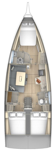 Sailboat rental in Biograd na Moru - Dufour Dufour 41 Performance