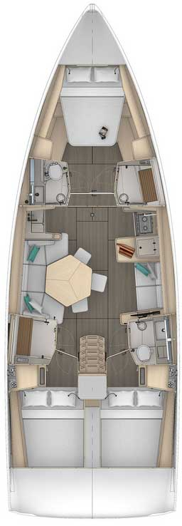 Yacht charter Biograd na Moru cheap Dufour 44