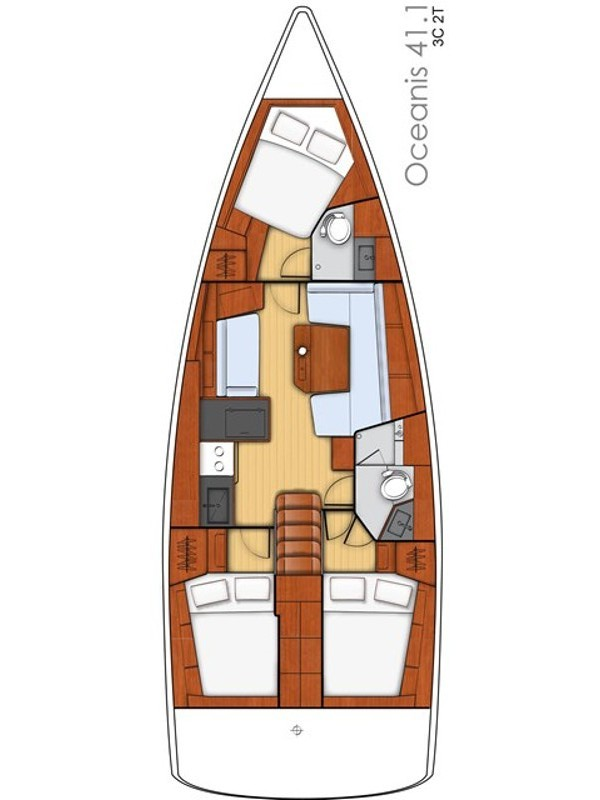 Boat rental Bénéteau Oceanis 41.1 in Biograd na Moru on Samboat